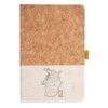 Cork And Heathered Fabric Hardcover Journal 5.5" X 8.25" Thumbnail