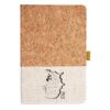 Cork And Heathered Fabric Hardcover Journal 5.5" X 8.25" Thumbnail