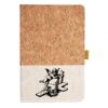 Cork And Heathered Fabric Hardcover Journal 5.5" X 8.25" Thumbnail