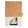 Cork And Heathered Fabric Hardcover Journal 5.5" X 8.25" Thumbnail