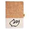 Cork And Heathered Fabric Hardcover Journal 5.5" X 8.25" Thumbnail