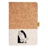 Cork And Heathered Fabric Hardcover Journal 5.5" X 8.25" Thumbnail