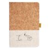 Cork And Heathered Fabric Hardcover Journal 5.5" X 8.25" Thumbnail