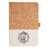 Cork And Heathered Fabric Hardcover Journal 5.5" X 8.25" Thumbnail