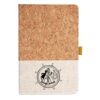 Cork And Heathered Fabric Hardcover Journal 5.5" X 8.25" Thumbnail
