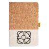 Cork And Heathered Fabric Hardcover Journal 5.5" X 8.25" Thumbnail