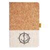Cork And Heathered Fabric Hardcover Journal 5.5" X 8.25" Thumbnail