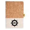 Cork And Heathered Fabric Hardcover Journal 5.5" X 8.25" Thumbnail