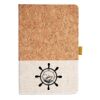 Cork And Heathered Fabric Hardcover Journal 5.5" X 8.25" Thumbnail