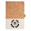 Cork And Heathered Fabric Hardcover Journal 5.5" X 8.25" Thumbnail