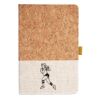 Cork And Heathered Fabric Hardcover Journal 5.5" X 8.25" Thumbnail