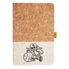 Cork And Heathered Fabric Hardcover Journal 5.5" X 8.25" Thumbnail