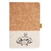 Cork And Heathered Fabric Hardcover Journal 5.5" X 8.25" Thumbnail