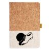 Cork And Heathered Fabric Hardcover Journal 5.5" X 8.25" Thumbnail