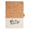 Cork And Heathered Fabric Hardcover Journal 5.5" X 8.25" Thumbnail