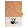 Cork And Heathered Fabric Hardcover Journal 5.5" X 8.25" Thumbnail