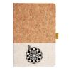 Cork And Heathered Fabric Hardcover Journal 5.5" X 8.25" Thumbnail