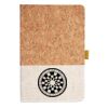 Cork And Heathered Fabric Hardcover Journal 5.5" X 8.25" Thumbnail