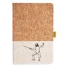 Cork And Heathered Fabric Hardcover Journal 5.5" X 8.25" Thumbnail