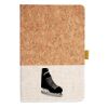 Cork And Heathered Fabric Hardcover Journal 5.5" X 8.25" Thumbnail