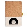 Cork And Heathered Fabric Hardcover Journal 5.5" X 8.25" Thumbnail