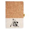 Cork And Heathered Fabric Hardcover Journal 5.5" X 8.25" Thumbnail