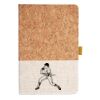 Cork And Heathered Fabric Hardcover Journal 5.5" X 8.25" Thumbnail