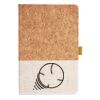 Cork And Heathered Fabric Hardcover Journal 5.5" X 8.25" Thumbnail