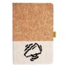 Cork And Heathered Fabric Hardcover Journal 5.5" X 8.25" Thumbnail