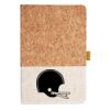 Cork And Heathered Fabric Hardcover Journal 5.5" X 8.25" Thumbnail