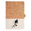 Cork And Heathered Fabric Hardcover Journal 5.5" X 8.25" Thumbnail