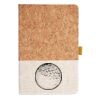 Cork And Heathered Fabric Hardcover Journal 5.5" X 8.25" Thumbnail