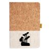 Cork And Heathered Fabric Hardcover Journal 5.5" X 8.25" Thumbnail