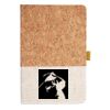 Cork And Heathered Fabric Hardcover Journal 5.5" X 8.25" Thumbnail