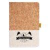 Cork And Heathered Fabric Hardcover Journal 5.5" X 8.25" Thumbnail
