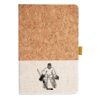 Cork And Heathered Fabric Hardcover Journal 5.5" X 8.25" Thumbnail