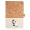 Cork And Heathered Fabric Hardcover Journal 5.5" X 8.25" Thumbnail
