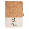 Cork And Heathered Fabric Hardcover Journal 5.5" X 8.25" Thumbnail