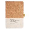 Cork And Heathered Fabric Hardcover Journal 5.5" X 8.25" Thumbnail