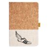 Cork And Heathered Fabric Hardcover Journal 5.5" X 8.25" Thumbnail
