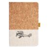 Cork And Heathered Fabric Hardcover Journal 5.5" X 8.25" Thumbnail
