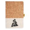Cork And Heathered Fabric Hardcover Journal 5.5" X 8.25" Thumbnail