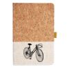 Cork And Heathered Fabric Hardcover Journal 5.5" X 8.25" Thumbnail