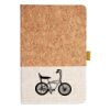 Cork And Heathered Fabric Hardcover Journal 5.5" X 8.25" Thumbnail