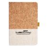 Cork And Heathered Fabric Hardcover Journal 5.5" X 8.25" Thumbnail
