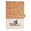 Cork And Heathered Fabric Hardcover Journal 5.5" X 8.25" Thumbnail