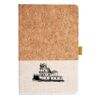 Cork And Heathered Fabric Hardcover Journal 5.5" X 8.25" Thumbnail
