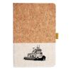 Cork And Heathered Fabric Hardcover Journal 5.5" X 8.25" Thumbnail