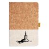 Cork And Heathered Fabric Hardcover Journal 5.5" X 8.25" Thumbnail
