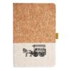 Cork And Heathered Fabric Hardcover Journal 5.5" X 8.25" Thumbnail